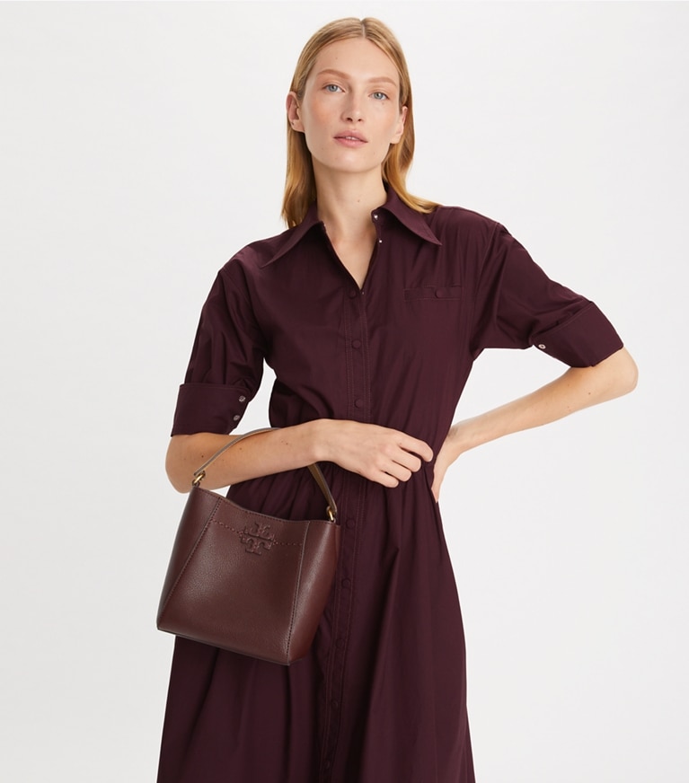 Small McGraw Textured Bucket Bag: Women's Handbags | Crossbody ...