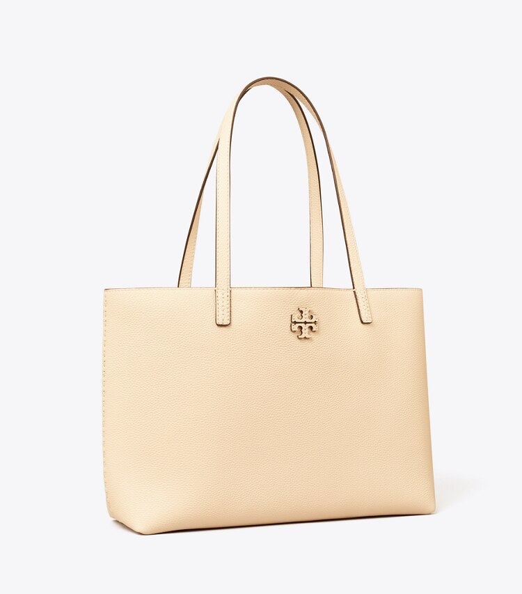 Tory Burch designer トートバッグ マックグロー スモールトート in BRIE angle