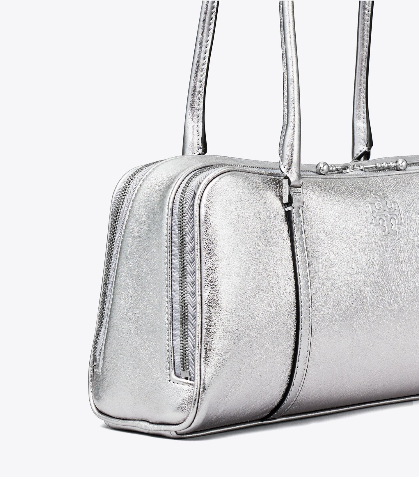 Small Metallic Marshmallow Satchel