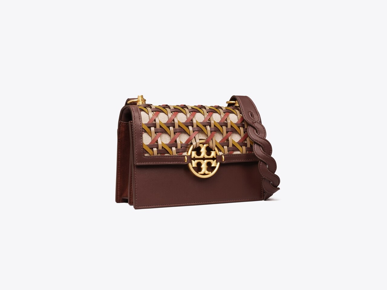 Miller Basket-Weave Small Flap Shoulder Bag : Women's Designer Shoulder  Bags | Tory Burch