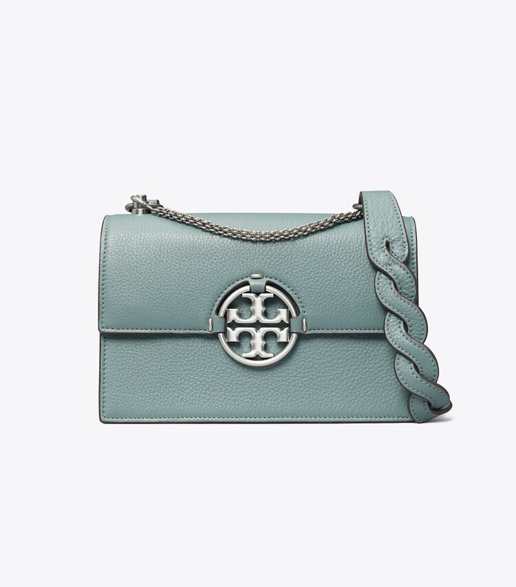 Tory Burch designer shoulder bags Small Miller Shoulder Bag in ARCTIC front