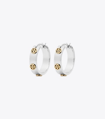 【関税&送料込】Tory Burch Orecchini Miller A Borchia Miller Hoop Earring: Women's Designer Earrings | Tory Burch