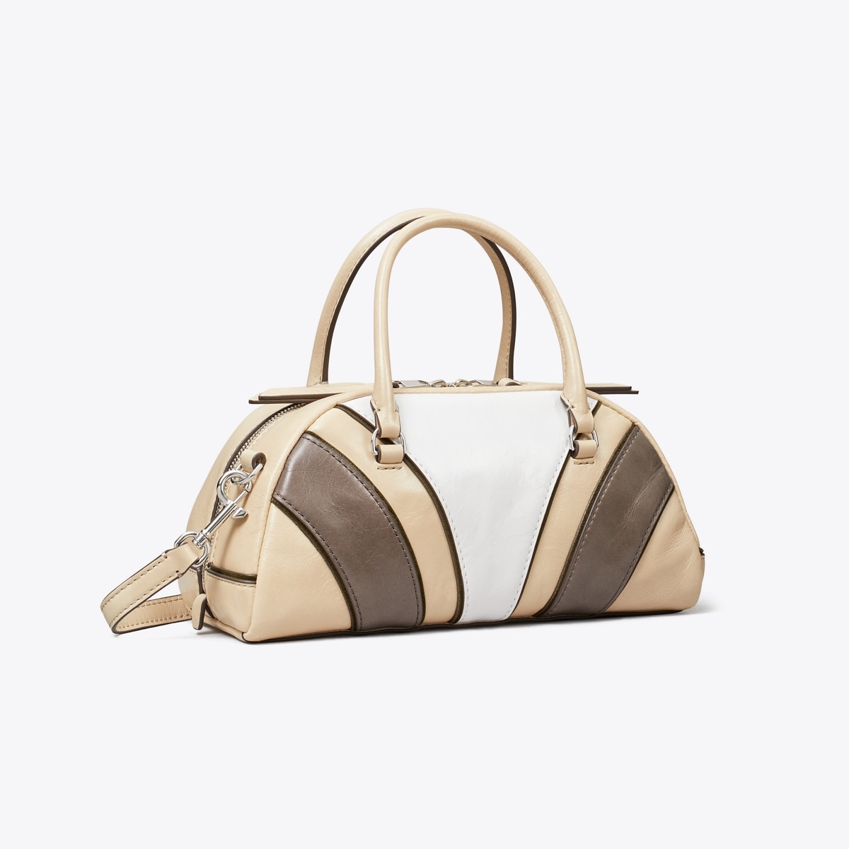 Small Moto Quilt Bowler: Women's Designer Crossbody Bags | Tory Burch