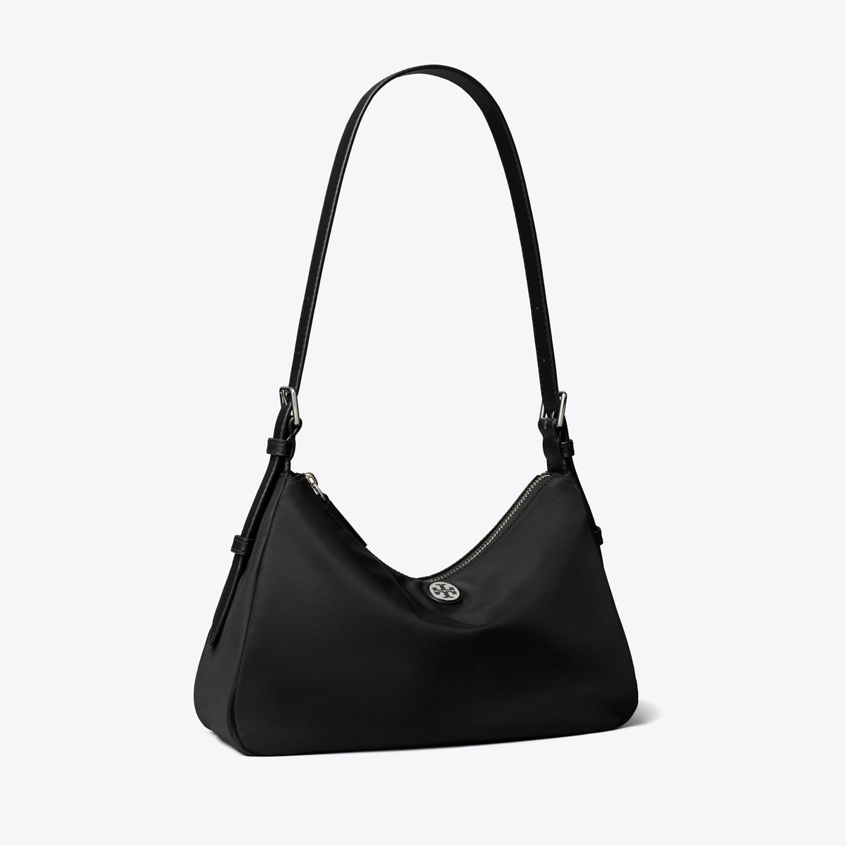 Small Nylon Zip-Top Shoulder Bag: Women's Designer Shoulder Bags