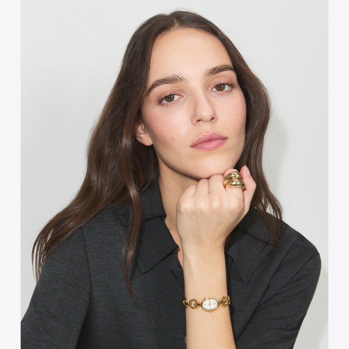 Small Oval Watch Gift Set: Women's Designer Strap Watches | Tory Burch