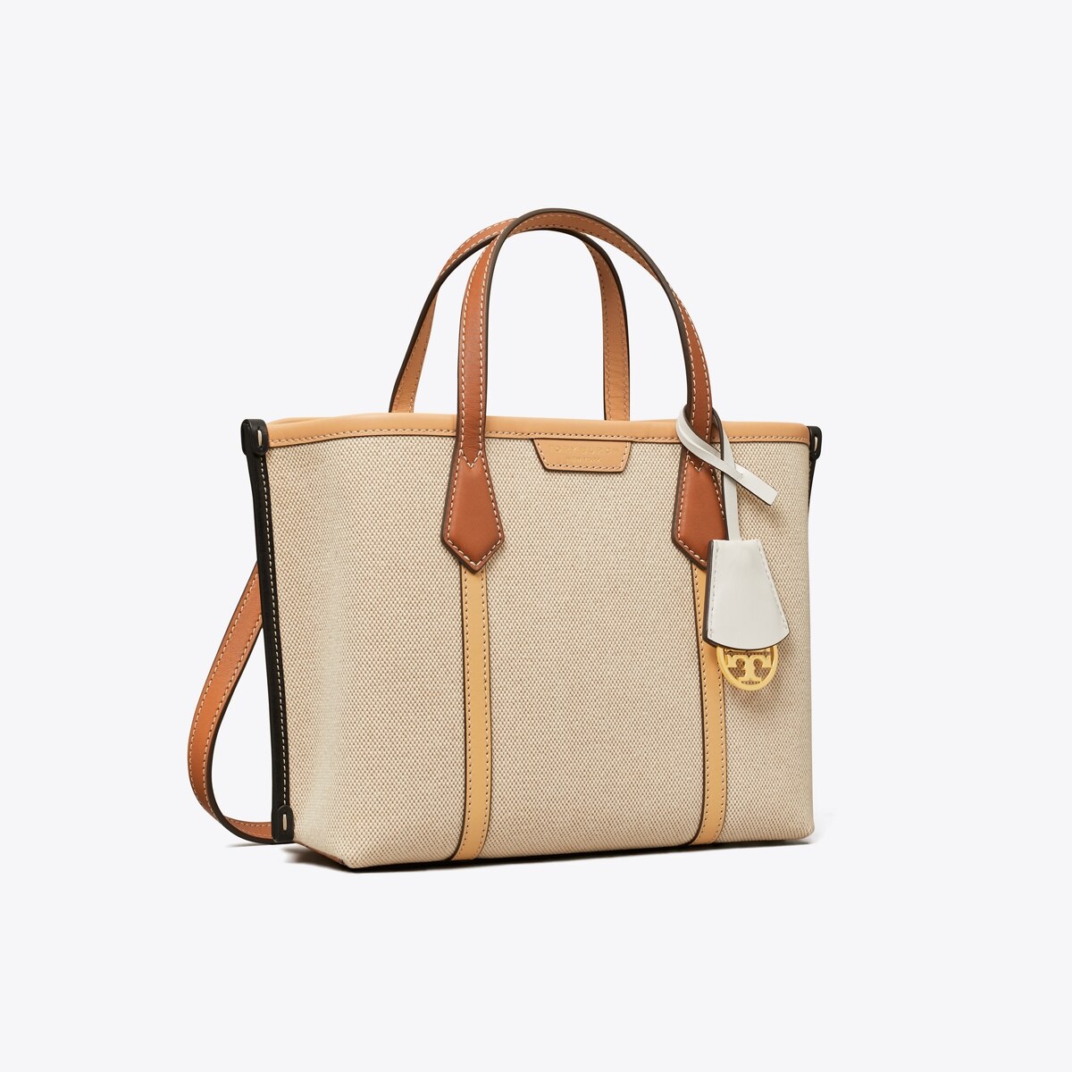 Small Perry Canvas Triple-Compartment Tote: Women's Handbags | Tote ...