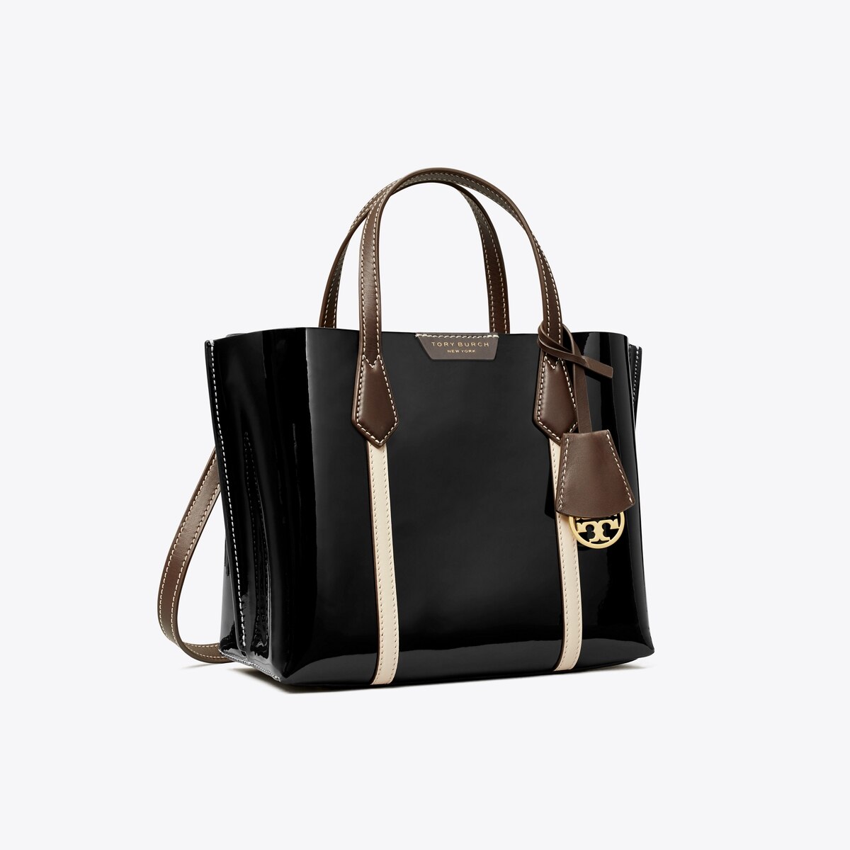 Small Perry Patent Triple-Compartment Tote: Women's Designer Tote Bags | Tory  Burch