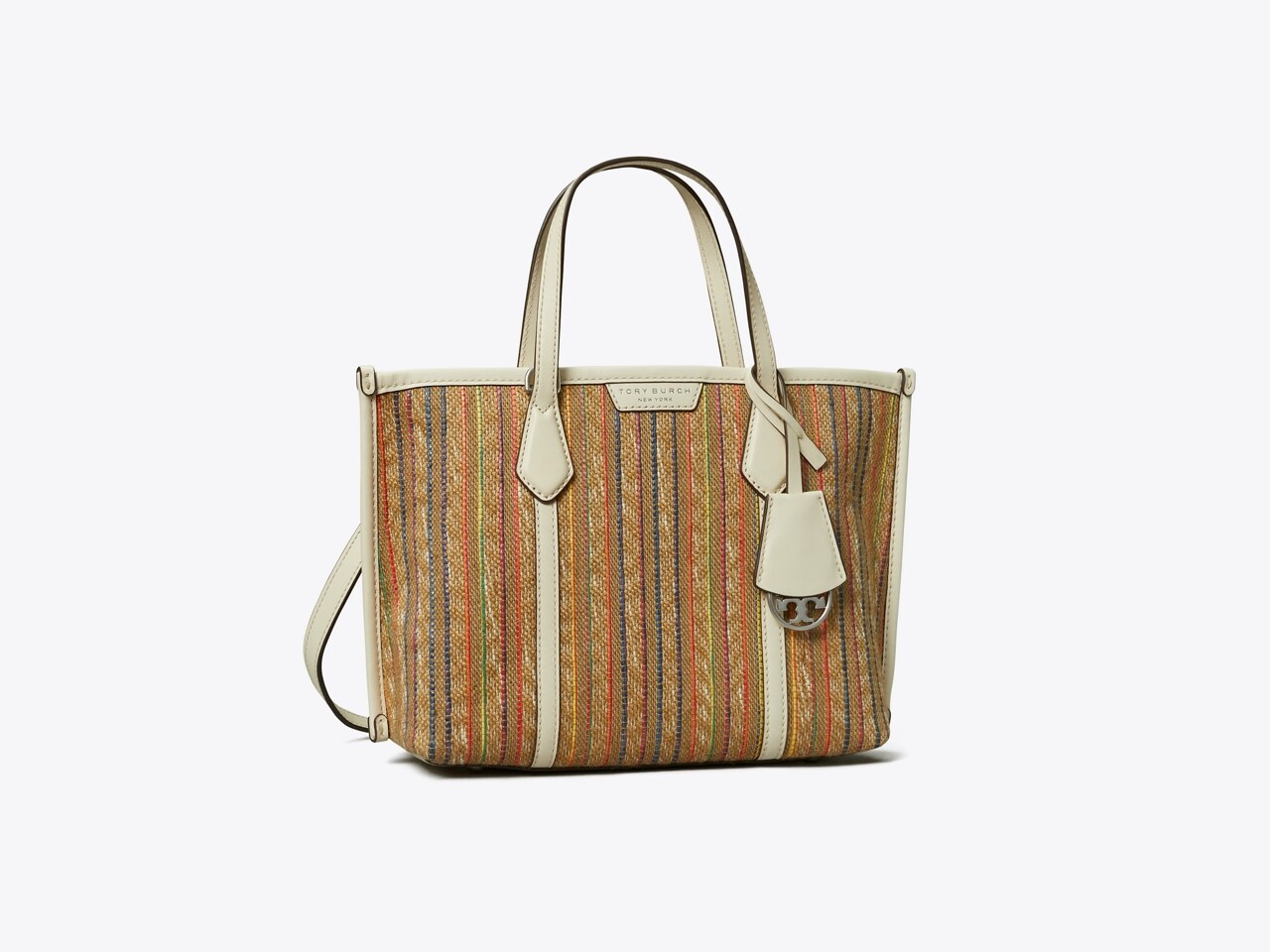 Mini Perry Raffia Stripe Tote: Women's Handbags, Crossbody Bags