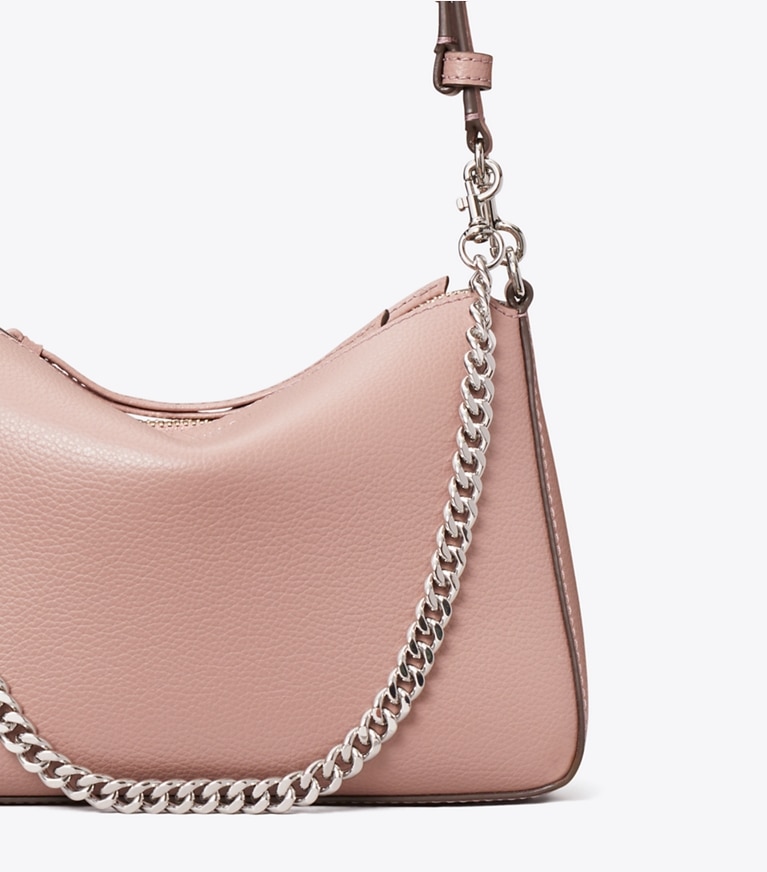 Tory Burch designer shoulder bags Small Perry Shoulder Bag in Light Mauve detail