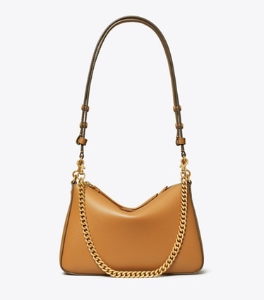 Tory Burch designer shoulder bags Small Perry Shoulder Bag in Autumn Brown front