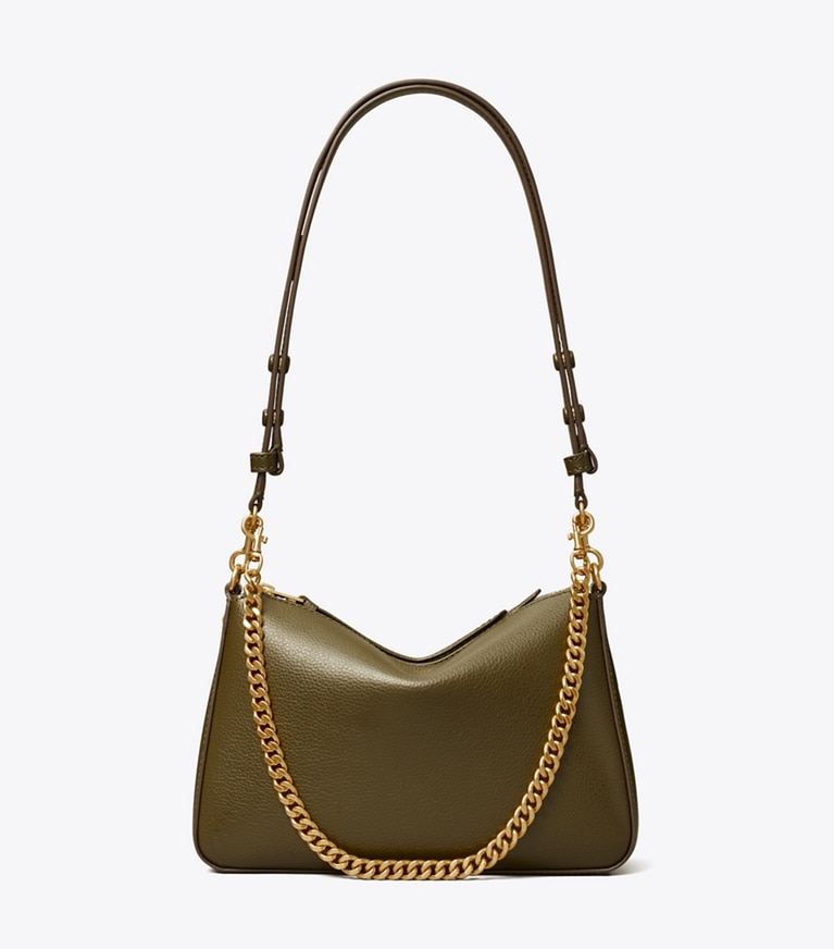 Tory Burch designer schultertaschen Small Perry Shoulder Bag in Dark Olive front