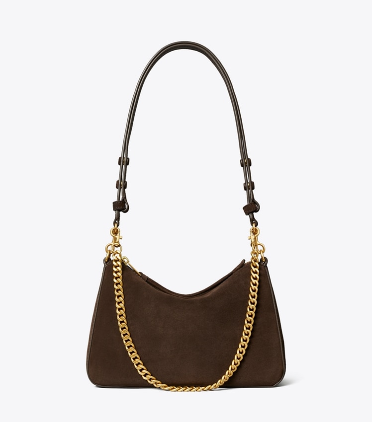Tory Burch Small Perry Suede Shoulder Bag