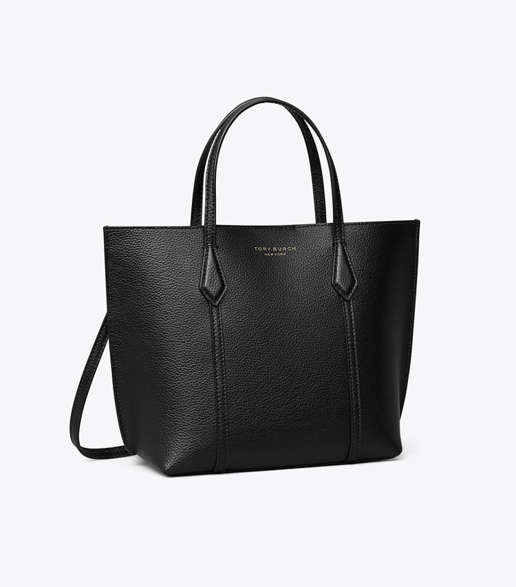 Tory Burch designer tote bags Small Perry Tote in Black angle