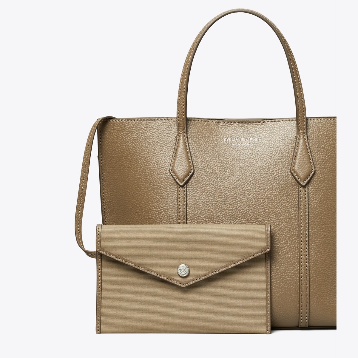 【関税・送料込み】TORY BURCH BROWN LEATHER PERRY TOTE BAG Perry Tote: Women's Designer Tote Bags | Tory Burch