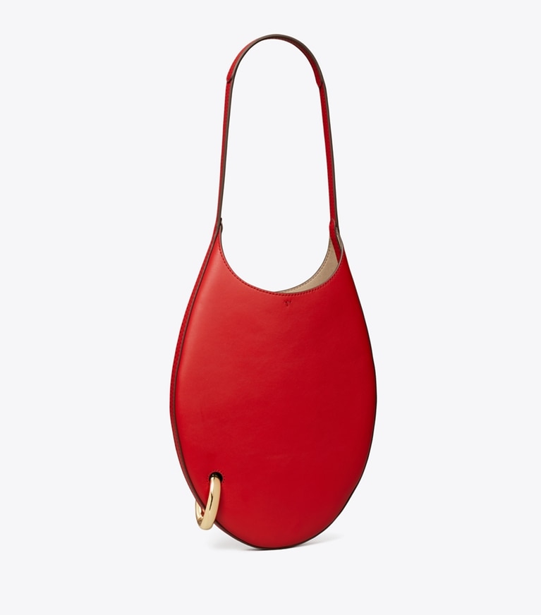 Tory Burch designer ショルダーバッグ ピアス スモールバッグ in Red Sky angle