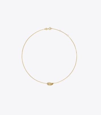 キラ エナメル フラワー ペンダント ネックレス: レディース