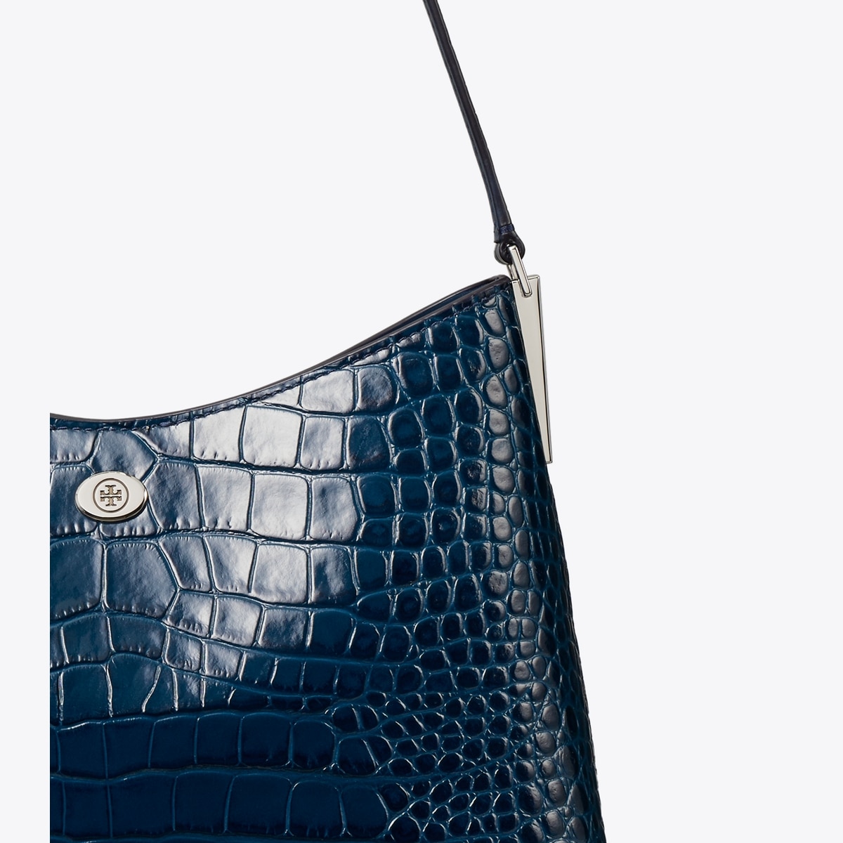Small Robinson Croc-Embossed Shoulder Bag: Women's Designer