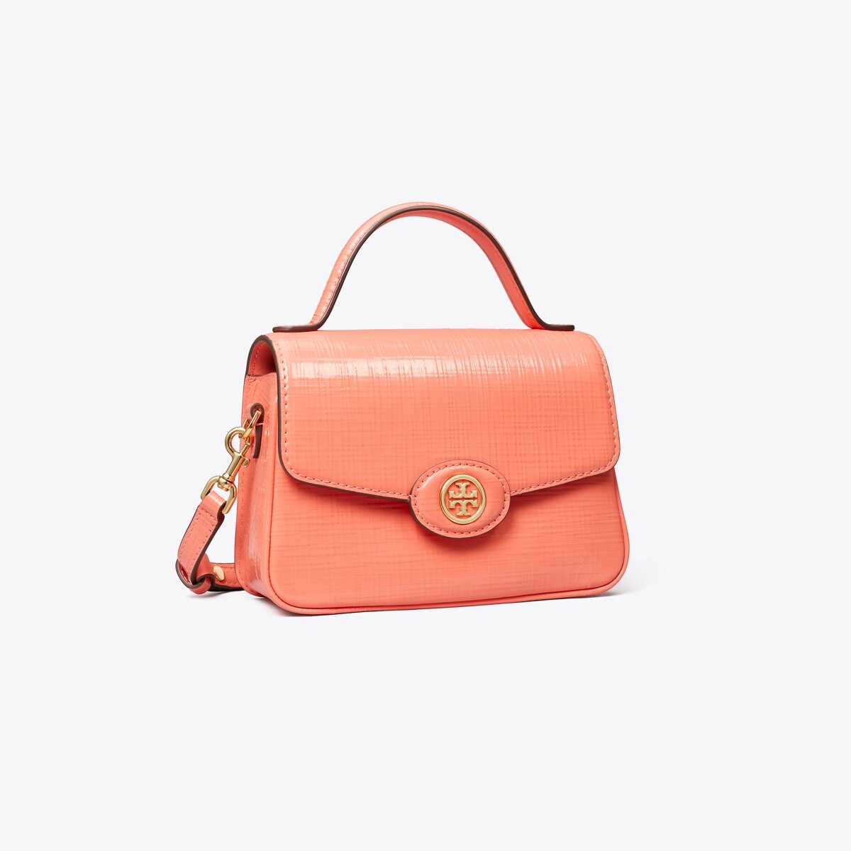 Tory burch robinson top handle satchel sale