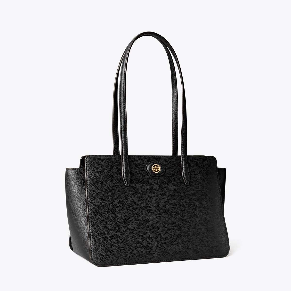 Small Robinson Pebbled Tote in black, size OS