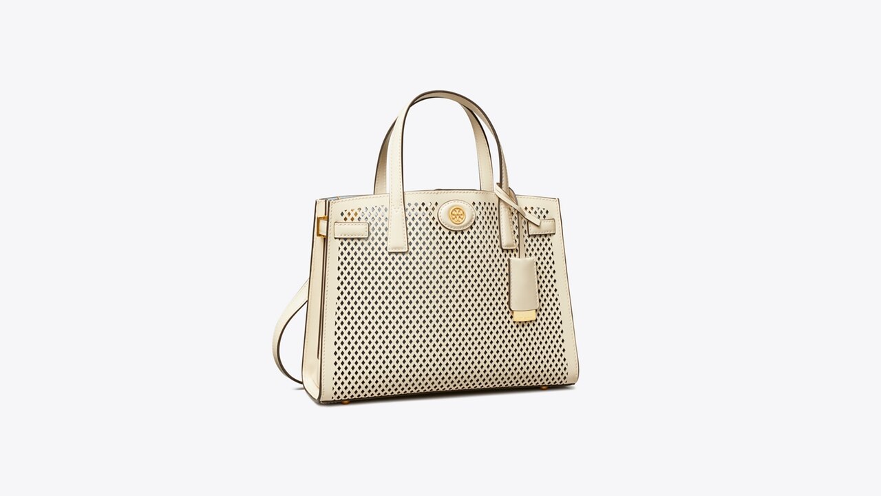 Tory Burch Robinson Perforated Small Dome Satchel : Women's Robinson