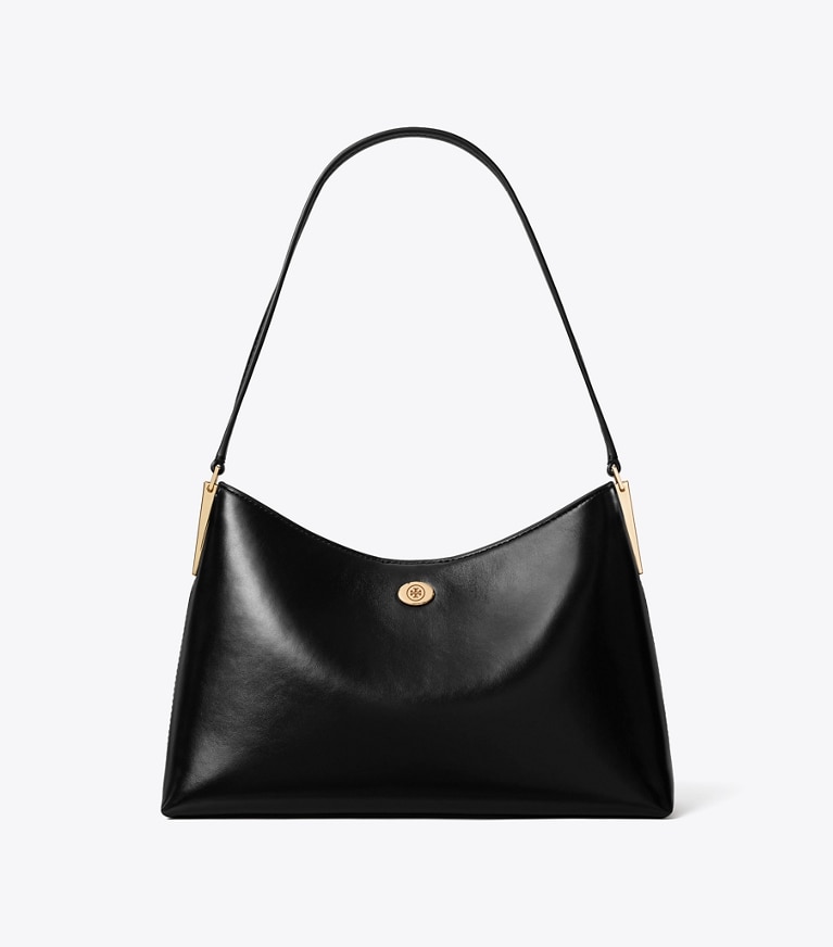 Small Robinson Shoulder Bag in black | Tory Burch