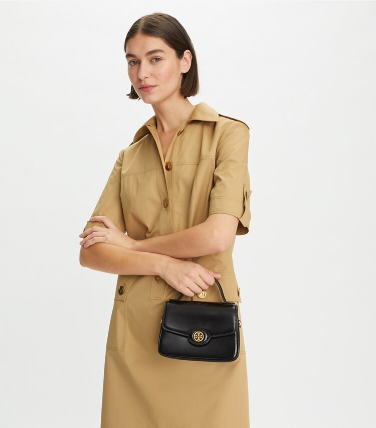Small Robinson Spazzolato Top-Handle Bag: Women's Designer Crossbody ...
