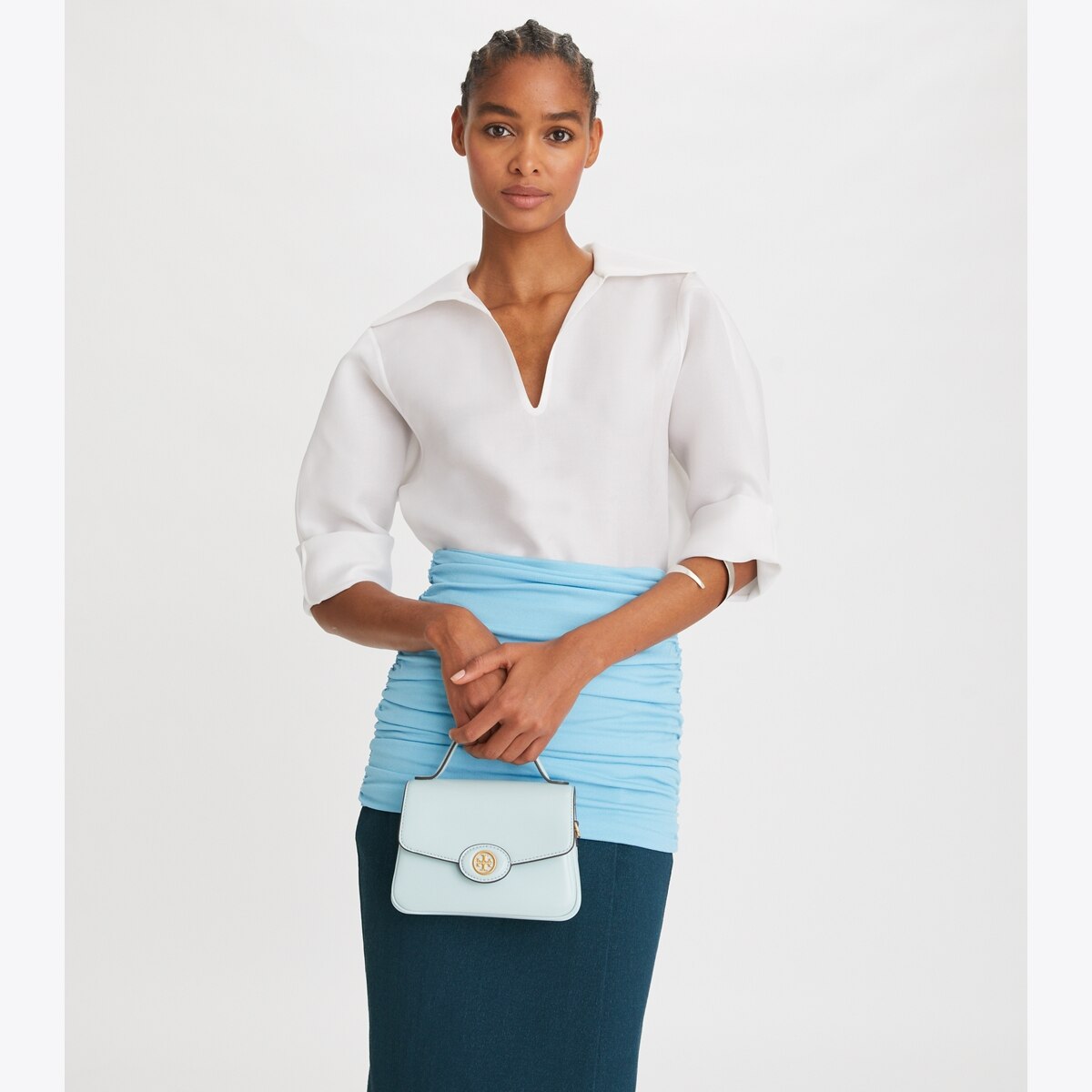 Small Robinson Spazzolato Top-Handle Bag: Women's Designer
