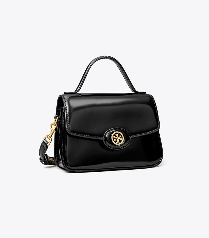 Tory Burch Black Robinson Convertible Leather Crossbody Bag, Best Price  and Reviews