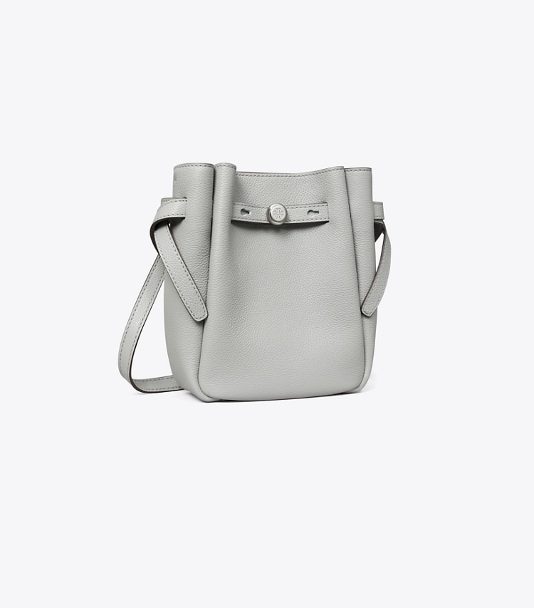 Tory Burch designer crossbody bags Small Romy Crossbody in Light Granite angle