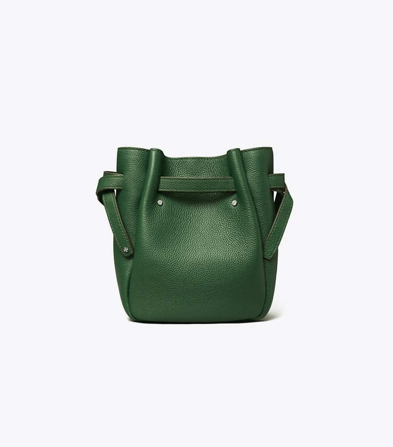 Tory Burch designer クロスボディバッグ ロミー スモールクロスボディバッグ in Dark Kale angle