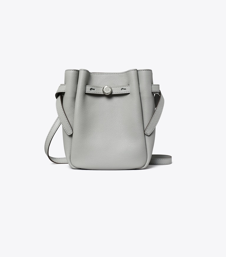 Tory Burch designer crossbody bags Small Romy Crossbody in Light Granite angle