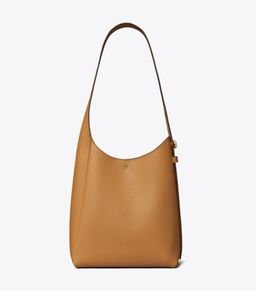 Tory Burch designer ホーボーバッグ ロミー スモール ホーボーバッグ in Tiramisu front