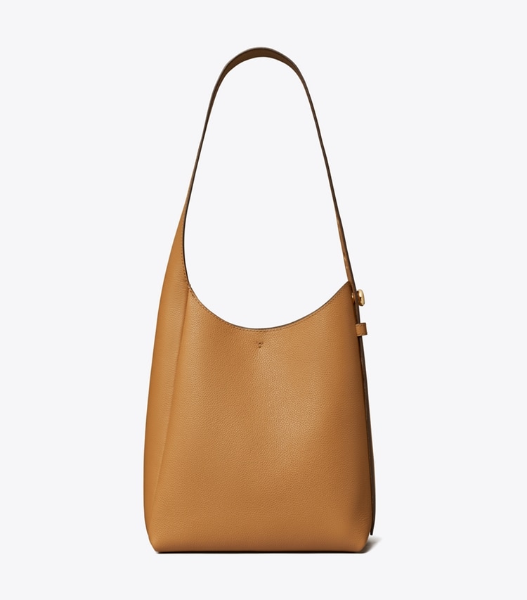 Tory Burch designer hobo bags Small Romy Hobo Bag in Tiramisu front