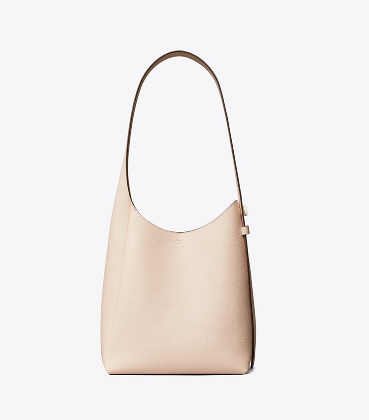 Tory Burch designer hobo bags Small Romy Hobo Bag in Soft Pink front