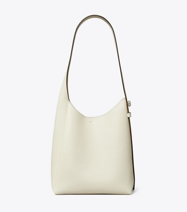 Tory Burch designer ホーボーバッグ ロミー スモール ホーボーバッグ in Light Cream front