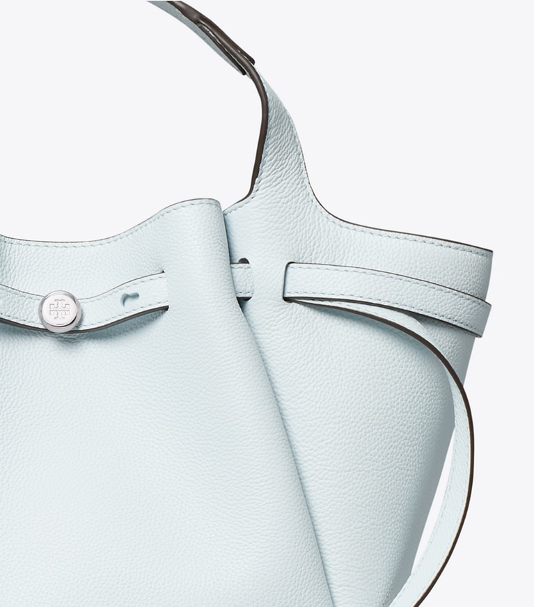 Tory Burch designer トートバッグ ロミー スモールトートバッグ in Butterfly Blue ディテール