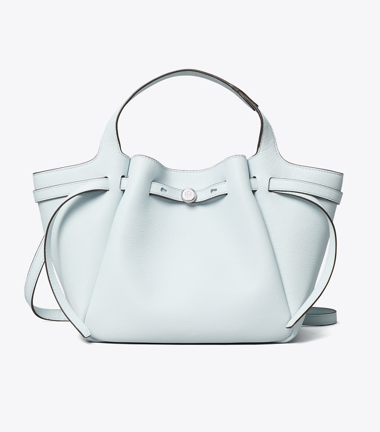 Tory Burch designer トートバッグ ロミー スモールトートバッグ in Butterfly Blue front