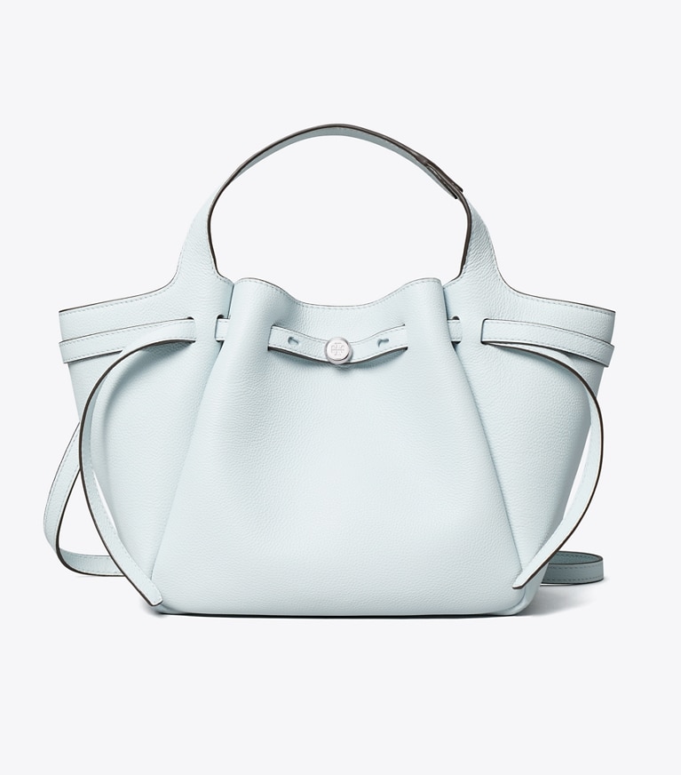 Tory Burch designer トートバッグ ロミー スモールトートバッグ in Butterfly Blue front