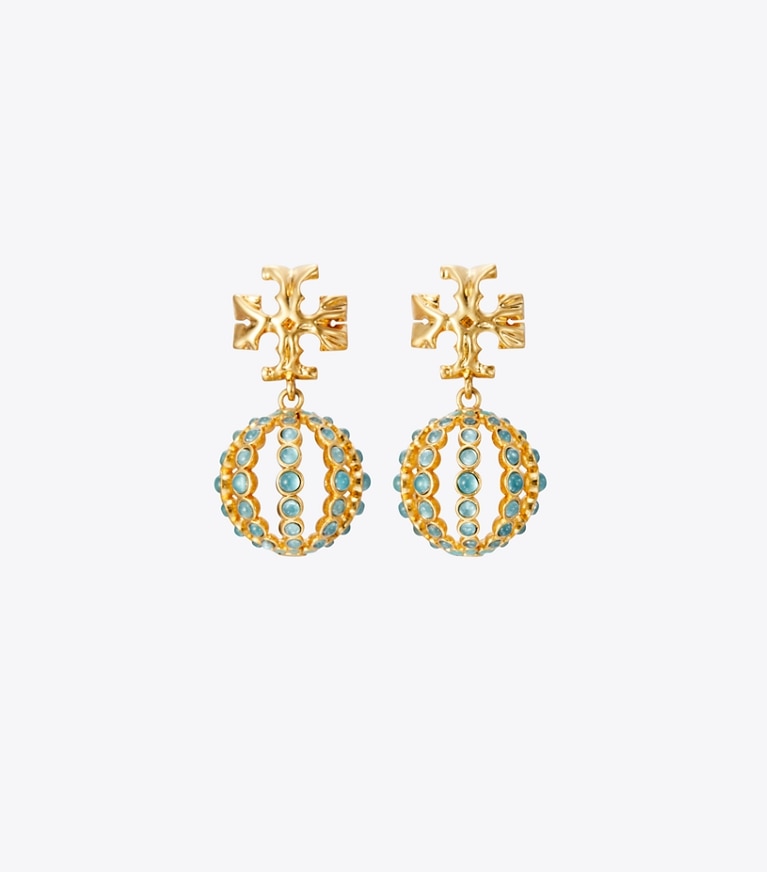 Tory Burch Roxanne Crystal high quality Earrings