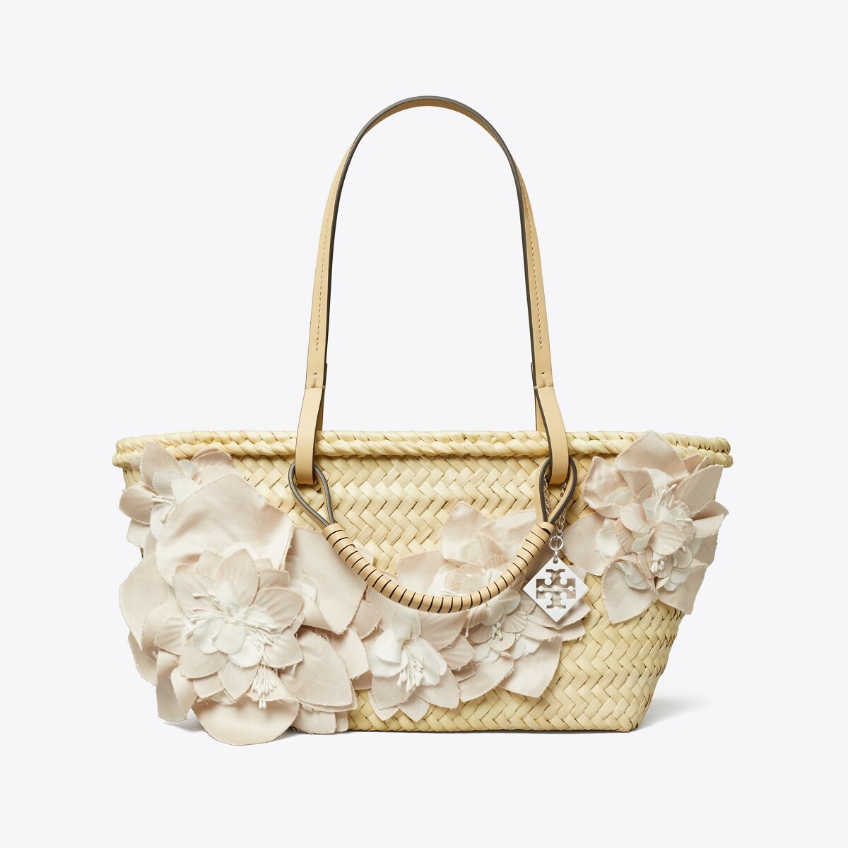 トートバッグ Tory Burch SMALL RAFFIA EMBROIDERED TOTE Tory Burch SMALL RAFFIA EMBROIDERED TOTE ( Light Cream ) | eBay