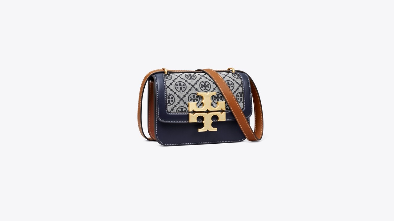 NEW Tory Burch Gold Eleanor Small Convertible Shoulder Bag $748