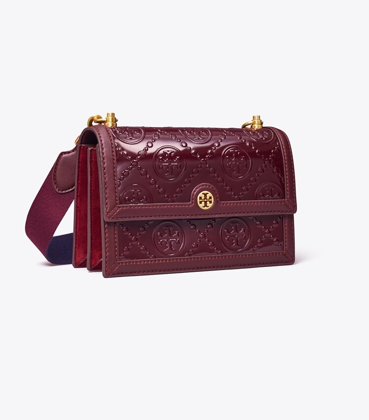 Small T Monogram Embossed Shoulder Bag Women's Handbags Shoulder Bags Tory Burch EU