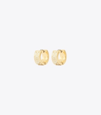 ストライプ模様のフープピアス サージカルステンレス ゴールド トライアングル フープピアス 1P