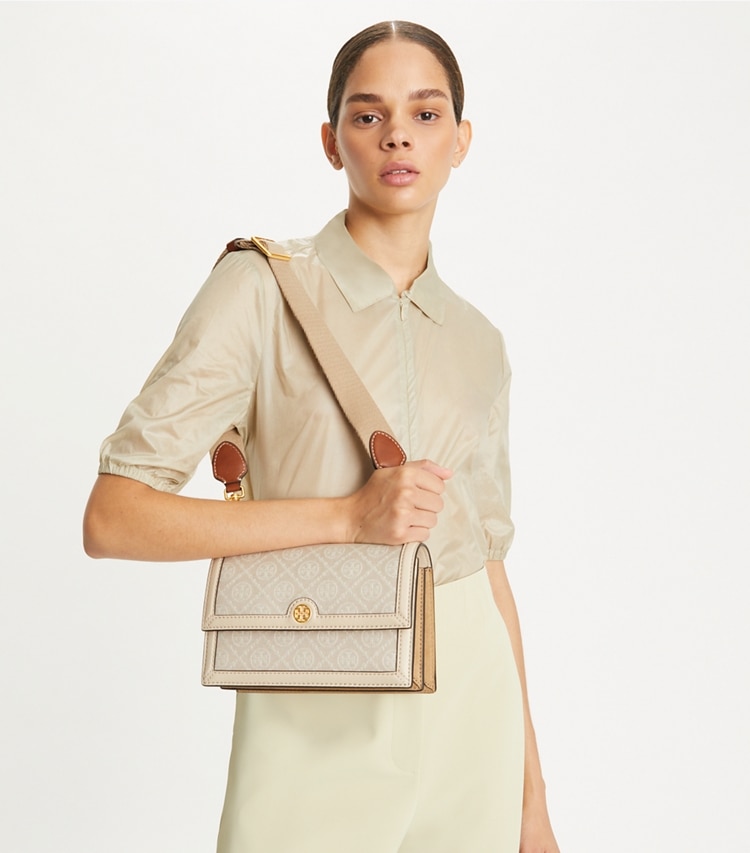 Small T Monogram Shoulder Bag: Women's Designer Shoulder Bags | Tory Burch