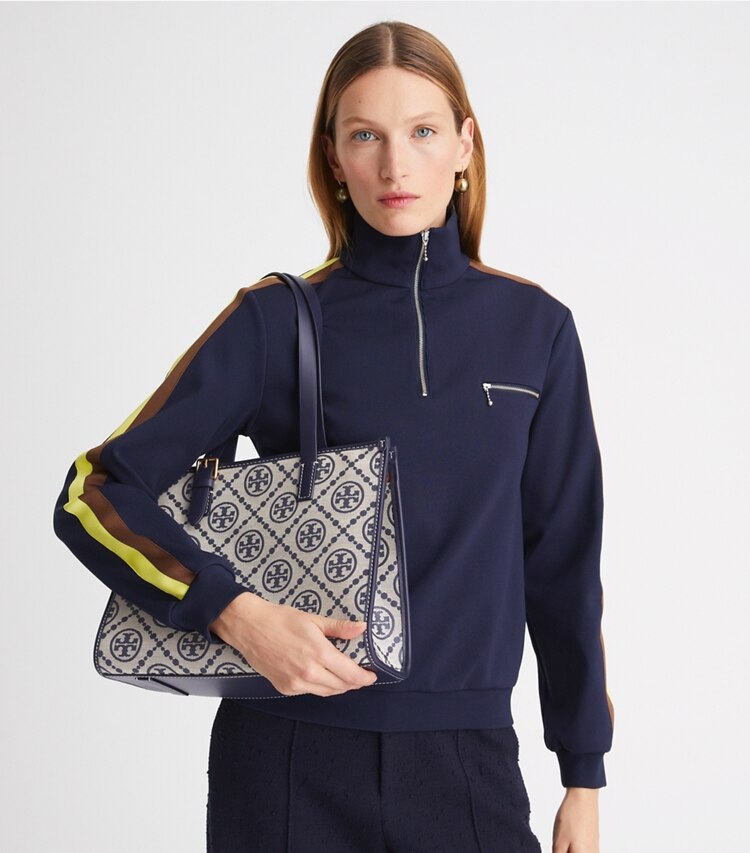 Small T Monogram Zip Tote: Women's Designer Tote Bags