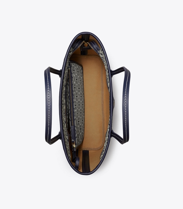 Tory Burch Tモノグラムカラーブロックムーンバッグ グリーン