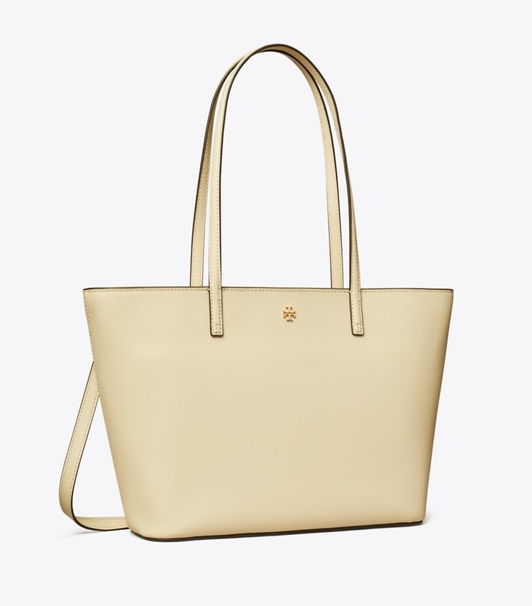 Tory Burch designer tote bags Small Tote in BRIE angle