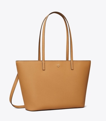 Tory Burch designer tote bags Small Tote in Cardamom angle