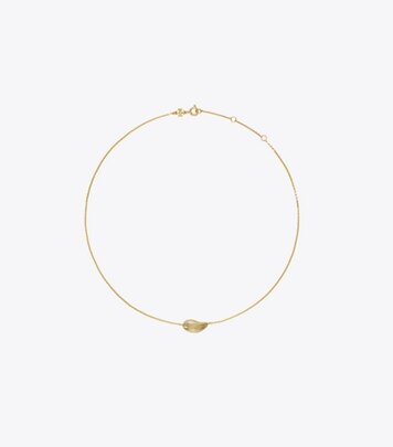 キラ エナメル フラワー ペンダント ネックレス: レディース