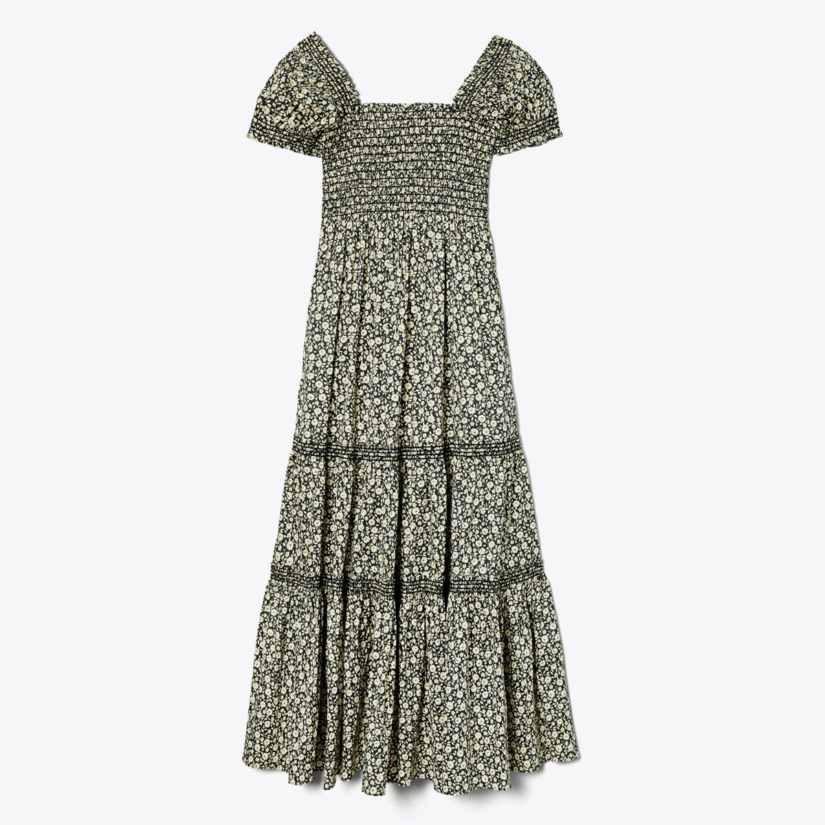 Smocked Midi Dress: Women's Designer Coverups | Tory Burch